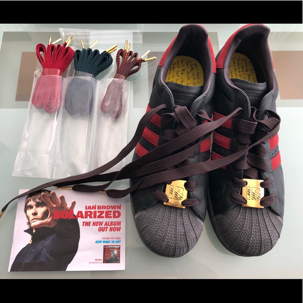 Adidas Superstar 1 Music Ian Brown *BRAND NEW*